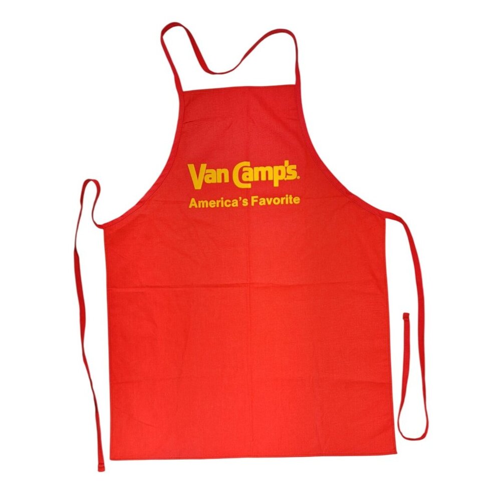 Vintage Van Camp's Red Apron Logo Beans America's Favorite Food Weenee New